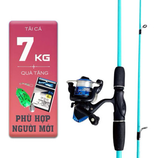  Bộ Combo Cần Câu Lure Sói Xanh Kèm Máy Đứng YF200 Kèm Phụ Kiện Đầy Đủ- Combo Cần Câu Giá Rẻ Học Sinh 