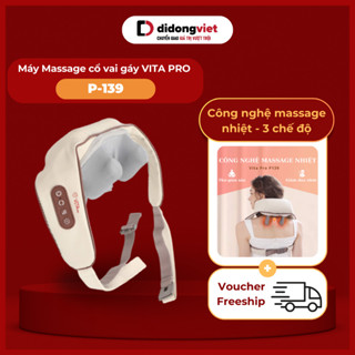 Máy massage cổ vai gáy Vita Pro P139 | Công suất 20W - 3 chế độ - Công nghệ xoa bóp nhiệt