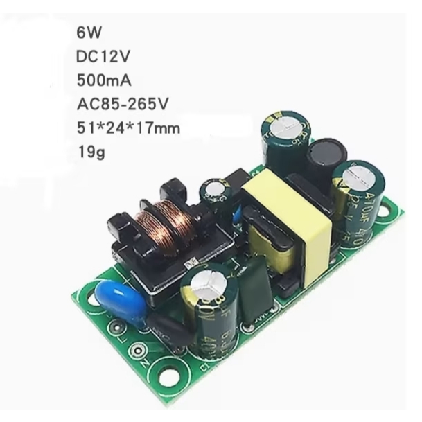 Module Nguồn AC-DC 220VAC ra 12V-500mA