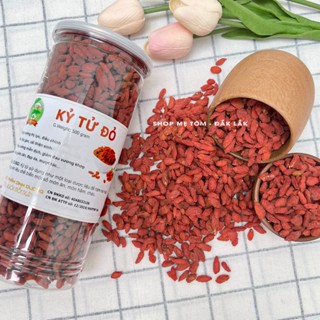 Kỷ tử đỏ mộc - phơi khô tự nhiên nên màu quả sẽ hơi tối màu (có xuất hóa đơn công ty đầy đủ)