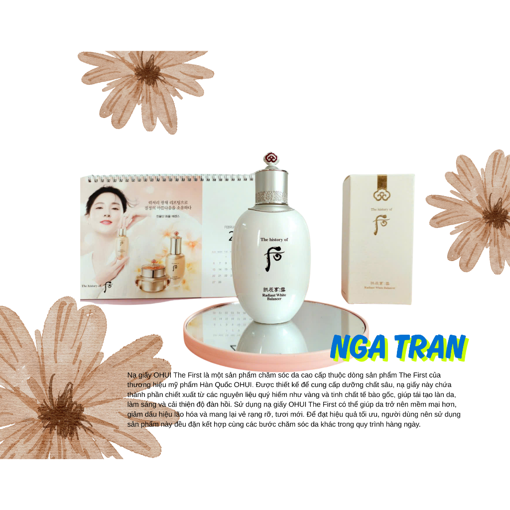 Sữa dưỡng trắng da Whoo Gongjinhyang Seol Radiant White Emulsion