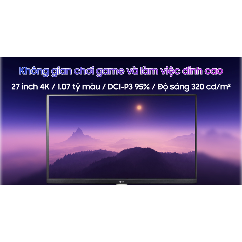 Màn Hình LG 27UP600K-W 27'' 4K 60Hz UHD IPS VESA DisplayHDR™ 400 - Chính Hãng - BH 24 tháng | BigBuy360 - bigbuy360.vn