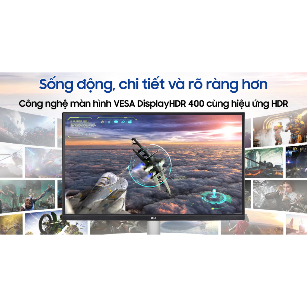 Màn Hình LG 27UP600K-W 27'' 4K 60Hz UHD IPS VESA DisplayHDR™ 400 - Chính Hãng - BH 24 tháng | BigBuy360 - bigbuy360.vn