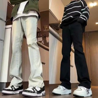 (COOL112) Quần jean nam ống loe nhẹ, Quần bò nam cao cấp vải dày dặn hot 2025