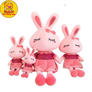  Con Thỏ Bông Mắt Híp Dễ Thương Cute Quà Tặng Phụ Kiện Gấu Bông City 