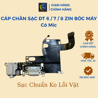 Cáp Chân Sạc Thay Thế Cho 6 6 s 6 p 6 sp 7 7 p 8 8 p ZIN BÓC MÁY Full Chức Năng Hàng Chuẩn LK TÁO ZIN BÓC MÁY