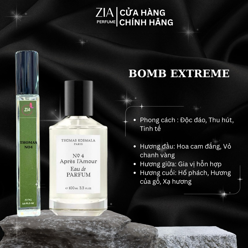 Nước Hoa Chiết Chính Hãng THOMAS NO4 - ZIA PERFUME