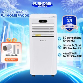  Điều hòa di động mini 9000 BTU Nhập Khẩu Fujihome PAC09 máy lạnh đa năng hút ẩm làm lạnh portable air conditioner 