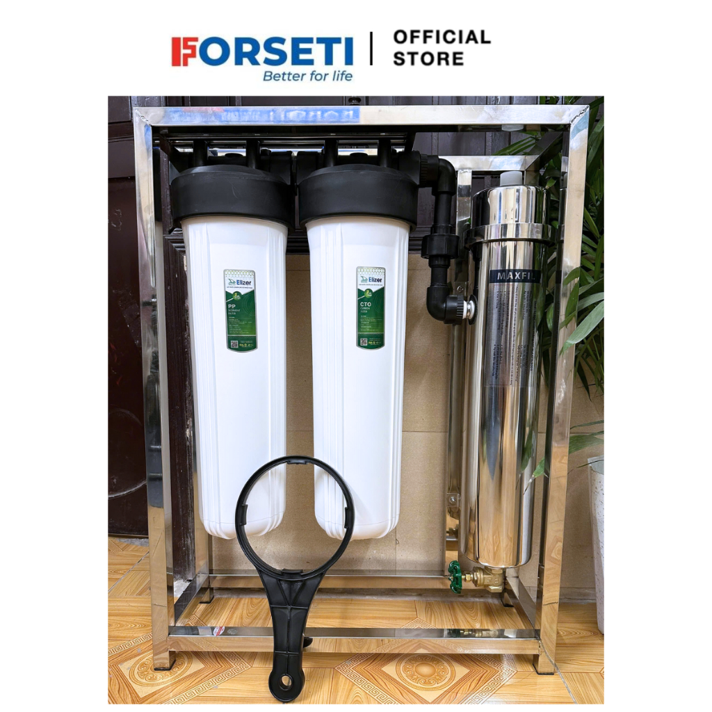 Bộ Lọc Tổng Đầu Nguồn Màng Lọc PVDF Công suất lọc 3000L/H Và Cốc Béo 20inch LÕI PP, CTO BÉO/CATION BÉO gia đình chung cư | BigBuy360 - bigbuy360.vn