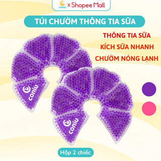Túi Chườm Ngực Coniu Cho Mẹ Sau Sinh, Chườm Nóng Lạnh Giúp Mẹ Thông Tắc Tia Sữa, Kích Sữa, Giảm Đau Ti( Hộp 2 Chiếc)