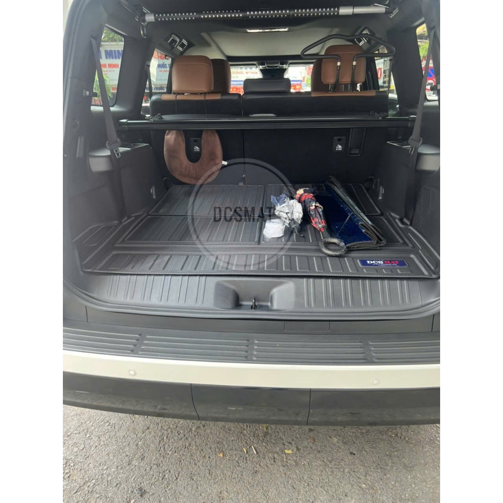 Thảm lót cốp xe ô tô Toyota Prado 2025,  nhãn hiệu DCSMAT chất liệu TPV cao cấp