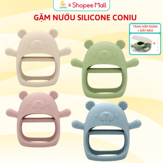 Gặm Nướu silicone Coniu Cao Cấp Cho Bé Siêu Mềm Giúp Giảm Ngứa Nướu An Toàn Cho Bé (Có hộp bảo quản)