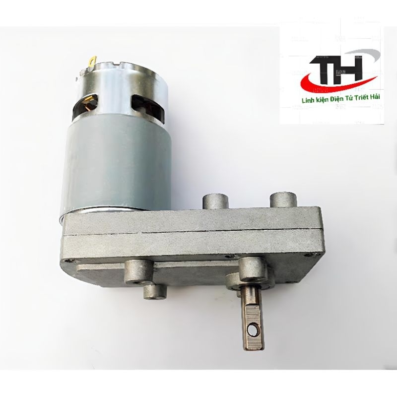 Motor Giảm Tốc 775 Siêu Khủng Cực Mạnh DC 12-24v Tốc Độ 60 vòng / phút