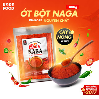 ỚT BỘT CAO CẤP NAGA SIÊU CAY TẠO CẤP ĐỘ MÌ CAY (GÓI 1KG)