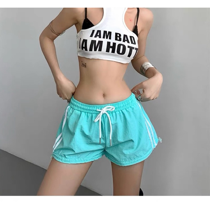 Quần Đùi Gió Thể Thao Cao Cấp Cạp Trễ ByCapy Dễ Phối Đồ Chơi Thể Thao Có Dây Rút Và Phối Sọc Trắng | BigBuy360 - bigbuy360.vn