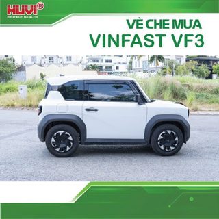 Vè che mưa xe ô tô VINFAST VF3 nhựa ABS nguyên sinh thương hiệu HUVI