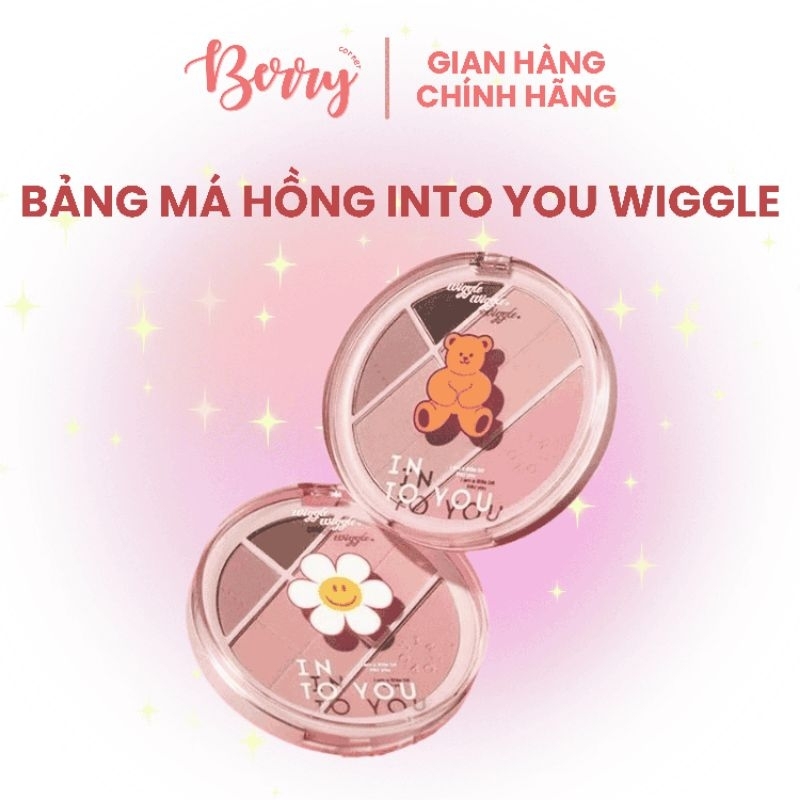 INTO YOU - Bảng phấn má hồng Into You Wiggle Wiggle