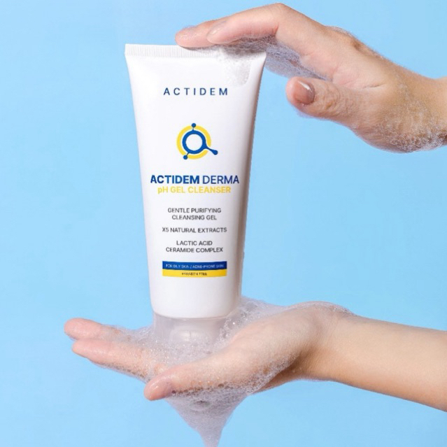 ACTIDEM DERMA PH CLEANER - GEL RỬA MẶT ACTIDEM DÀNH CHO DA DẦU MỤN 150ML