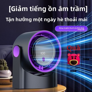 5000mah【BẢO HÀNH 2 NăM】Quạt Điều Hoà Mini Độ ồn Thấp, Quạt Đá Điều Hòa Hơi Nước Mini,Quạt Mini Để Bà