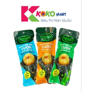 Snack Rong biển Cuộn Bánh Gạo Bắp Bibigo
