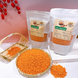 500Gr Đậu lăng đỏ hữu cơ nguyên chất