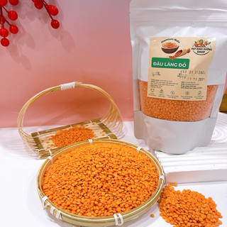 1Kg Đậu lăng đỏ hữu cơ - siêu thực phẩm dinh dưỡng cho mọi nhà