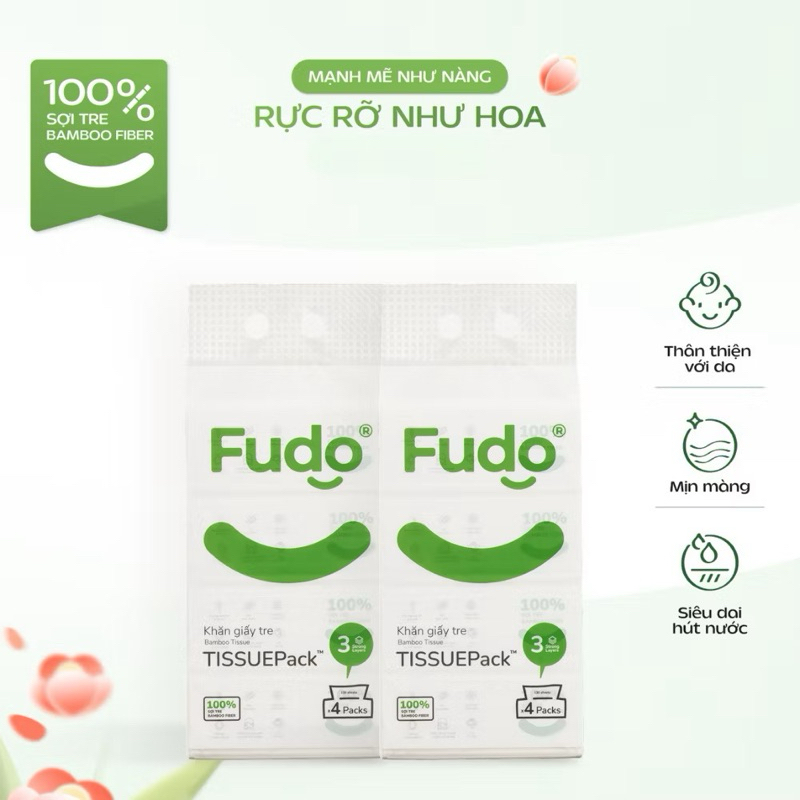 Khăn giấy tre Fudo