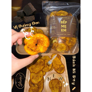 Bánh mỳ sấy vị đường đen Bếp Mẹ Em