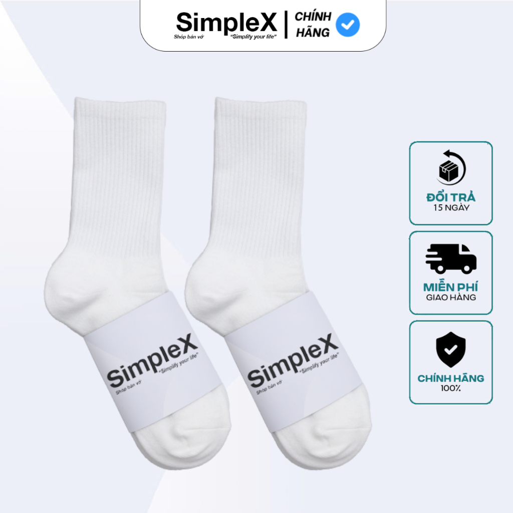 [Combo 10 Tặng 1] Tất Vớ Nam Nữ Trơn Cổ Cao, Cổ Trung, Cổ Thấp Thoáng Khí | SPX4/T01