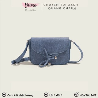 Túi Xách Nữ Màu Xanh Chất Denim Thời Trang Phong Cách Hàn Quốc Cá Tính Yu195
