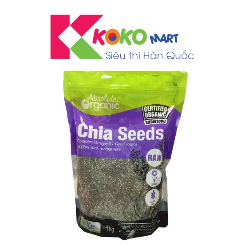 Hạt Chia loại 1 (Úc) đóng bịch 1kg