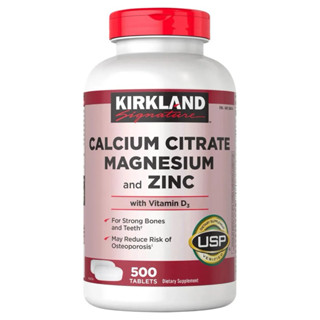 Viên uống Kirkland Calcium Citrate Magnesium and ZinC Mỹ 500 viên