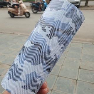 Phôi Skin vân nổi White Urban Camouflage cực đẹp khi dán điện thoại, Laptop, Máy ảnh,...