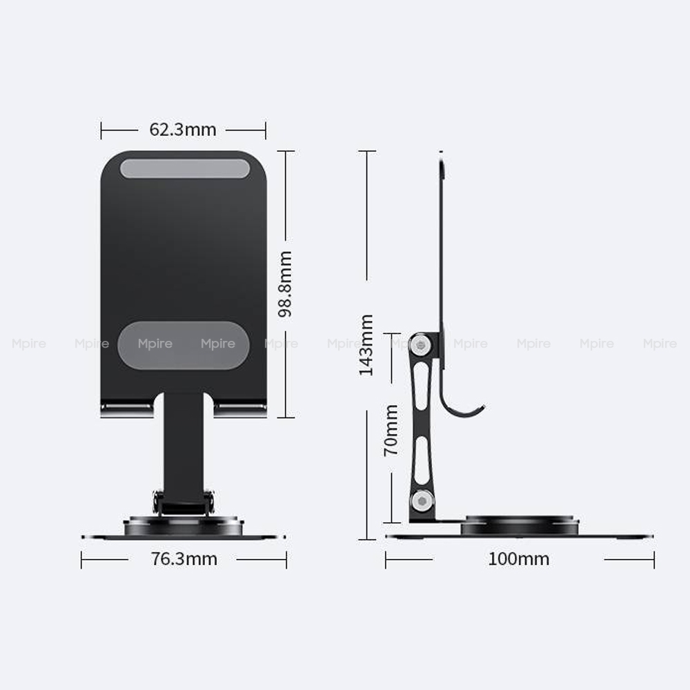 Giá Đỡ Pisen UR Cho Điện Thoại Máy Tính Bảng Hợp Kim Bền Bỉ, Có Thể Gấp Gọn, Góc Xoay Tùy Chỉnh 360 Độ | BigBuy360 - bigbuy360.vn