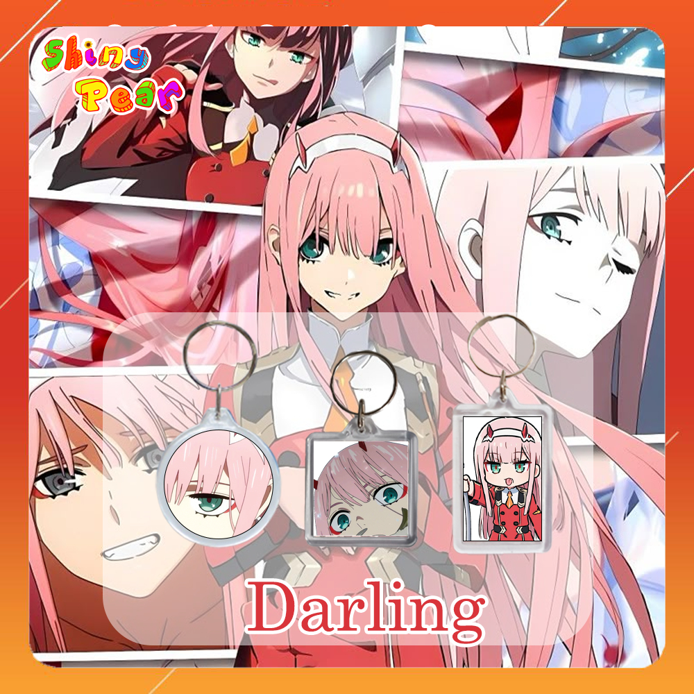 [Darling] - Móc chìa khóa | Móc khóa Zero Two - 002 anime/manga Darling in the Franxx làm qùa tặng, 