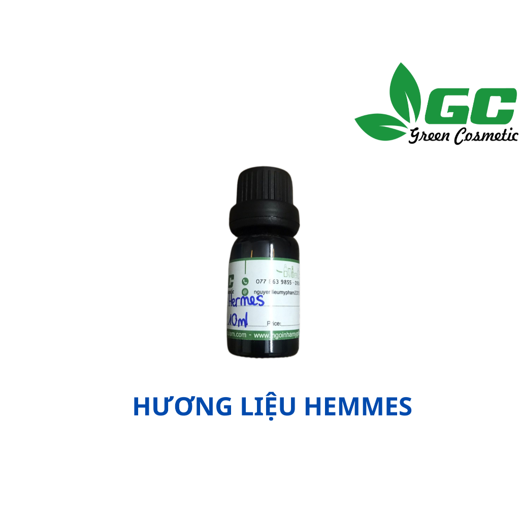 [HCM] Hương liệu Herme - hương liệu dùng trong sản xuất mỹ phẩm, nước hoa - Greencosmetic 10mL, 50mL, 100mL