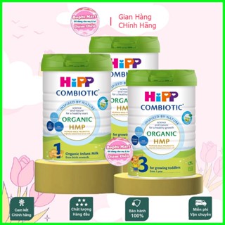 Sữa bột công thức HiPP 1,2,3 Organic Combiotic 800g hỗ trợ tiêu hóa và tăng chiều cao dành cho trẻ nhỏ