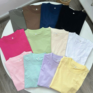 ÁO BABY TEE TRƠN BASIC chất cotton