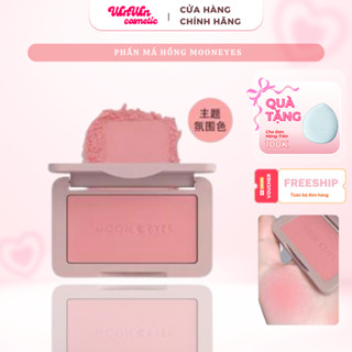 [HỎA TỐC] Phấn Má Hồng Moon Eyes 60 Màu Đơn Sắc Mịn Lì Tự Nhiên Matte Blush, Má hồng mooneyes Tự Nhiên Lâu Trôi 6.5g