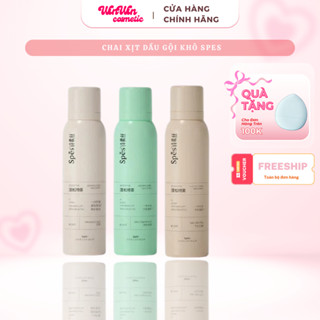 Chai xịt dầu gội khô SPES  giúp tóc hết bết dính, bồng bềnh tức thì SPES chính hãng 3 tầng hương [Có Sẵn]