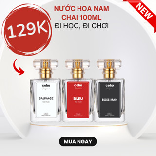 Nước Hoa Nam CELIO Bleu 10ml 100ml Xịt Thơm Body Tinh Dầu Nước Hoa Nam Tính, Lịch Lãm, Bí Ẩn