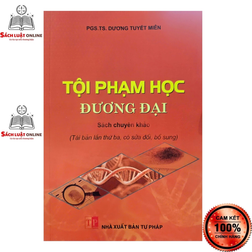 Sách - Tội phạm học đương đại (NXB Tư Pháp)
