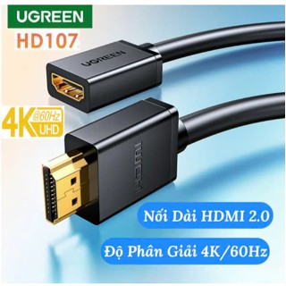 Cáp HDMI nối dài UGREEN 10140 10141 10142 10145 10146 HD107 (HD 2.0 4K x 2K @60Hz,Male- feMale))