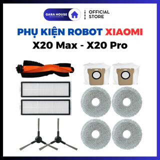 Phụ kiện Robot hút bụi Xiaomi X20 Max X20 Pro M30 D102GL D109GL L20 Ultra_ Phụ kiện thay thế