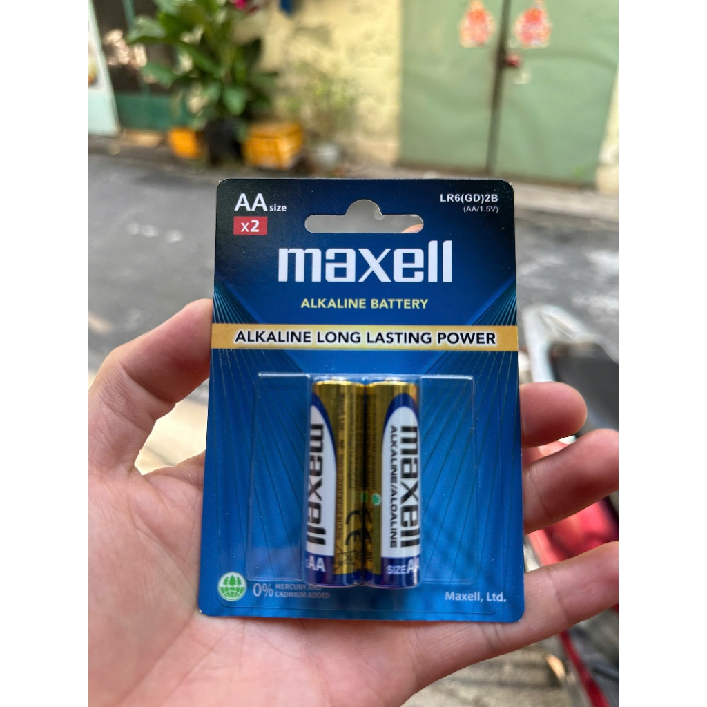 Pin AAA / AA Maxell alkaline 1.5v LR03 , LR06 Pin maxell chính hãng giá tốt (vỉ 2 viên).