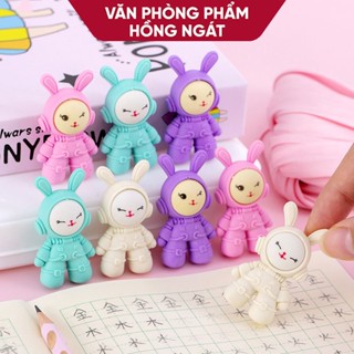 Tẩy bút chì Thỏ Tai Dài, đồ dùng học tập dễ thương gôm tẩy cute giá rẻ làm quà tặng học sinh văn phòng phẩm T14
