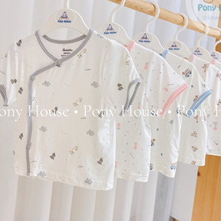  Áo Sơ Sinh Cộc Tay Avaler Sợi Tre Siêu Mềm Mát Cho Bé Trai Bé Gái Sơ Sinh  Size Newborn đến 3-6M  