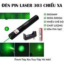  Đèn pin laser 303 tia xanh tia đỏ siêu sáng chiếu xa dùng tạo hiệu ứng 
