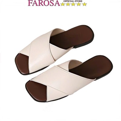 Dép quai chéo nữ thời trang hót trend FAROSA - H131 dép nữ chất da mềm phong cách hàn quốc cựu xinh