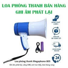 Loa bán hàng, loa phóng thanh, loa thông báo khẩn cấp có còi hú ghi âm phát lại liên tục 003,004